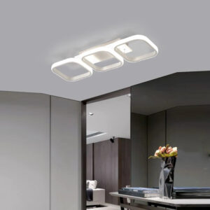 Lustra LED, 3 Tipuri De Lumina, 60W, Alb