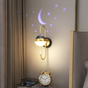 Aplica LED, 3 Tipuri De Lumina, 17W, Negru/Auriu