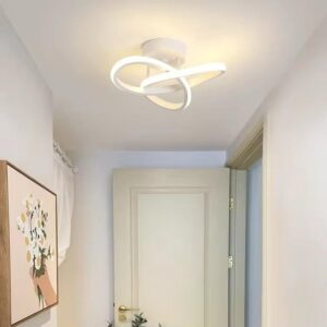 Lustra LED, 3 Tipuri De Lumina, 33W, Alb