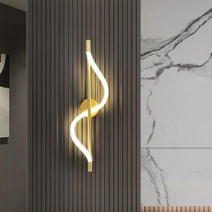 Aplica LED, 3 Tipuri De Lumina, 16W, Auriu/Alb