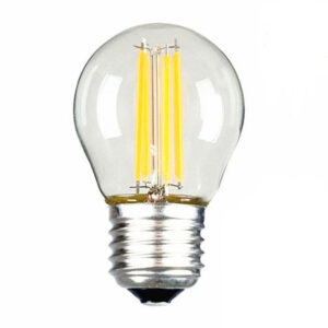 Bec LED RFAN, E27, Lumina Calda, 3000K, 4W, Transparent