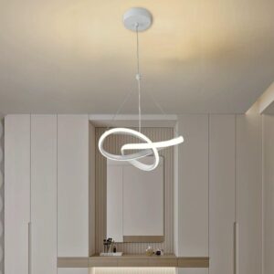Pendul RFAN, Model R9159/1A1, 3 Tipuri Lumina, Inaltime Reglabila, 28W, Alb