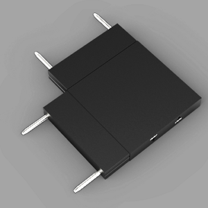 Conector Colt Sina Magnetica Aplicata Slim, Negru