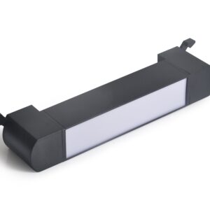 Proiector LED RFAN, Tip Banda, 10W, 4000K Lumina Neutra, Directionabil Pe Sina Monofazata, Negru