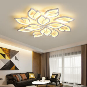 Lustra LED, Cu Telecomanda, 3 Tipuri De Lumina, Intensitate Reglabila, 240W, Alb