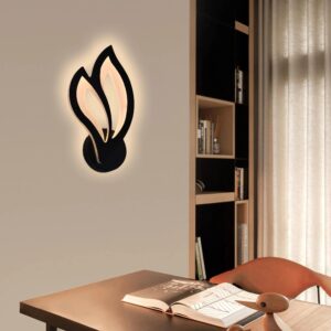 Aplica LED, 3 Tipuri de Lumina, 24W, Negru