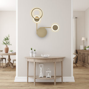 Aplica LED, Lumina Neutra, 13W, Auriu