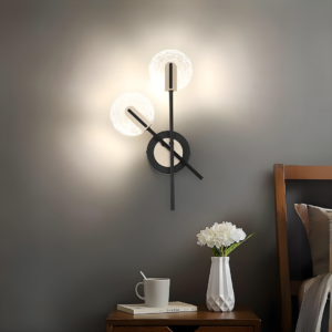 Aplica LED, Lumina Neutra, 4W, Negru/Auriu