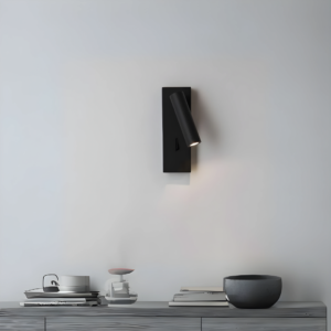Aplica LED, Cu Intrerupator si USB, Lumina Neutra, 5W, Negru