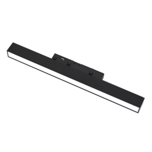 Banda LED Sina Magnetica Incastrata, Lumina Calda, 24W, Negru