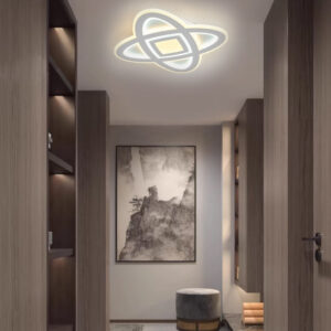 Lustra LED, Cu Telecomanda, 3 Tipuri De Lumina, Intensitate Reglabila, 152W, Alb