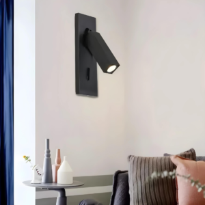 Aplica LED, Cu Intrerupator, Lumina Neutra, 5W, Negru