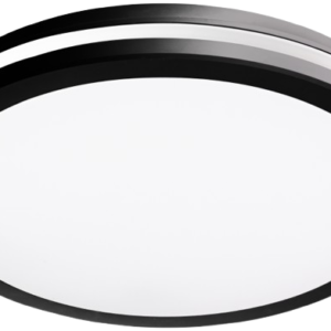 Plafoniera LED RFAN, Rotunda, CCT, 30W, 3 Tipuri De Lumina, Negru
