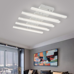 Lustra LED, Cu Telecomanda, 3 Tipuri De Lumina, Intensitate Reglabila, 224W, Alb