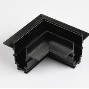 Colt Sina Magnetica Incastrata, 90 Grade, Negru