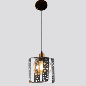 Pendul RFAN, Model 4183-1, Cu Abajur, 1 X E27, Inaltime Reglabila, Negru