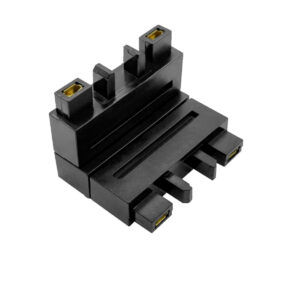 Conector Colt Tavan Si Perete, Sina Magnetica Aplicata, Negru