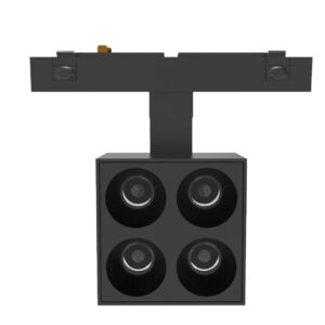 Proiector LED Sina Magnetica Aplicata, Lumina Calda, Reglabil, 8W, Negru