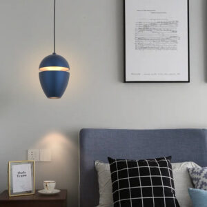 Pendul LED RFAN, Model D20899, Lumina Neutra, Inaltime Reglabila, 7W, Albastru