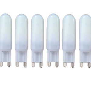 Set 10 x Becuri LED RFAN, G9 MAT, Lumina Rece, 6000K, 5W