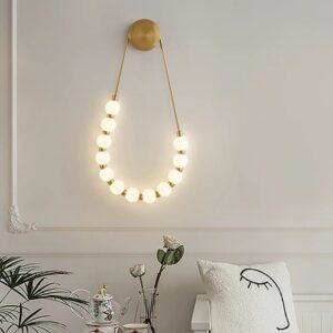 Aplica LED, 3 Tipuri De Lumina, 60W, Auriu/Alb
