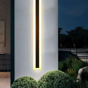 Aplica LED Exterior RFAN, Model K-23180, IP65, Lumina Calda, 36W, Negru