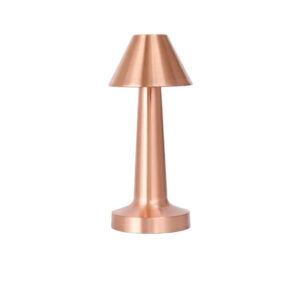 Lampa de birou, fara fir, reincarcabila USB, Design Modern Minimalist, 3 Moduri de Lumina, Bronz