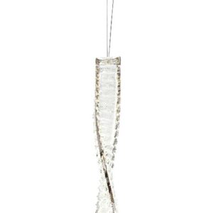 Pendul LED RFAN, Model RF7112-600, 3 Tipuri De Lumina, Inaltime Reglabila, 22W, Alb/Auriu
