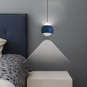 Pendul LED RFAN, Model D20900, Lumina Neutra, Inaltime Reglabila, 7W, Albastru