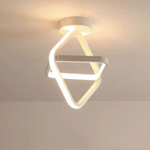 Lustra LED, 3 Tipuri De Lumina, 48W, Alb