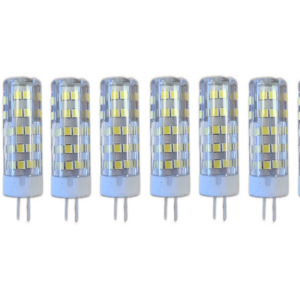 Set 10 x Becuri LED RFAN, G4, Lumina Rece, 6000K, 7W, 220V