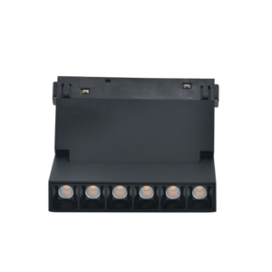 Grila LED Pliabila Sina Magnetica Incastrata, Lumina Neutra, 6W, Negru